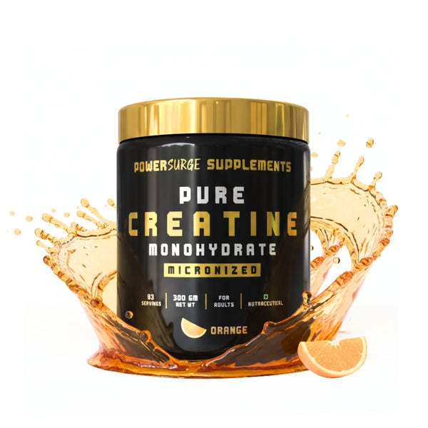 Pure Creatine Monohydrate Micronised — Orange / 300g